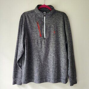 FootJoy Golf Quarter Zip Pullover | Large | Performance Top Long Sleeves Gray